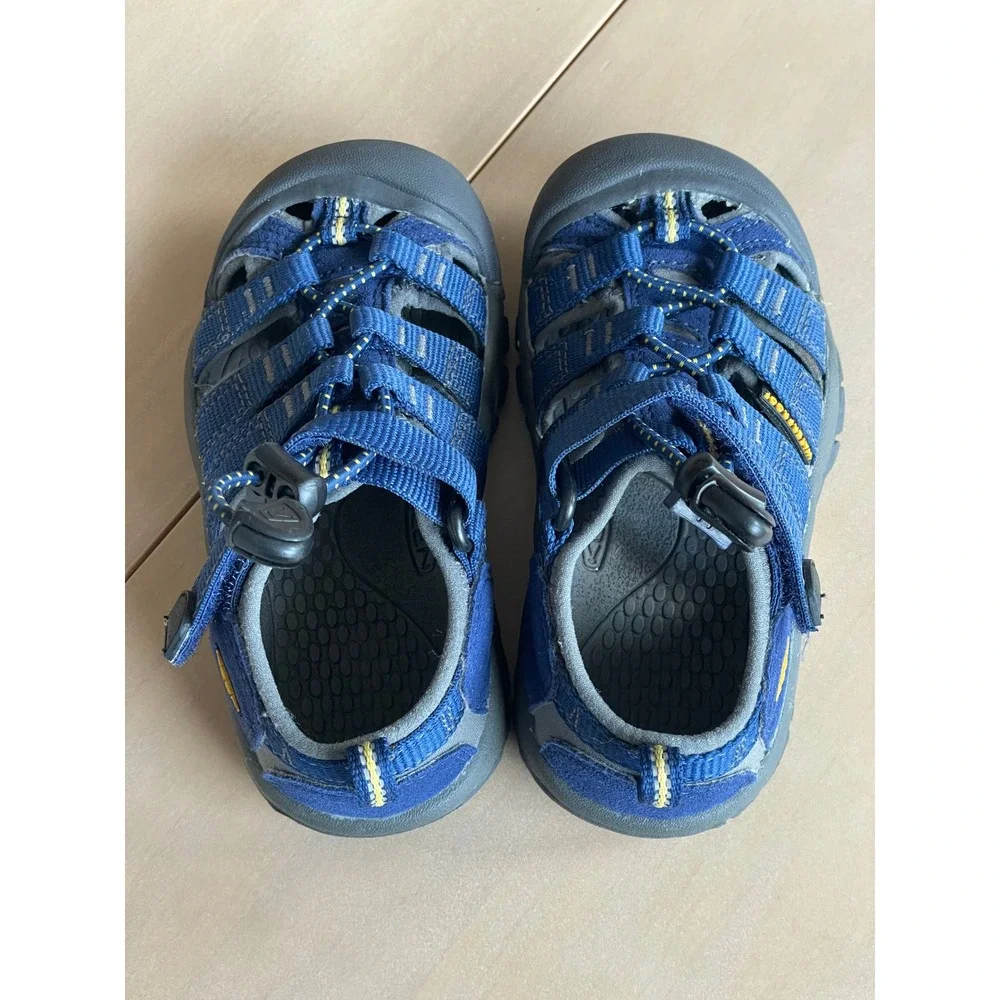 Keen Toddler Newport H2 Kids Water Hiking Blue Sandals Shoes - Size 9